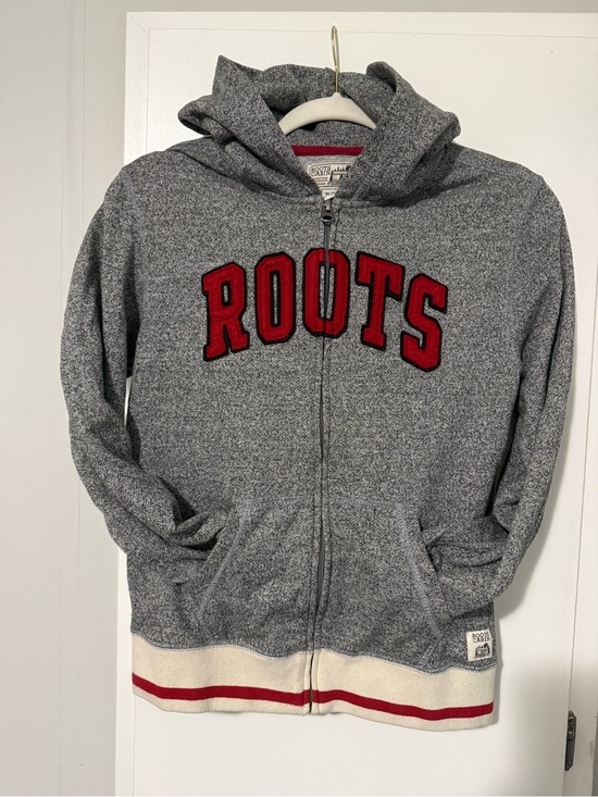 Roots Other - 120. Roots Kids Salt & Pepper Appliqué Hoodie XL 11-12 Years